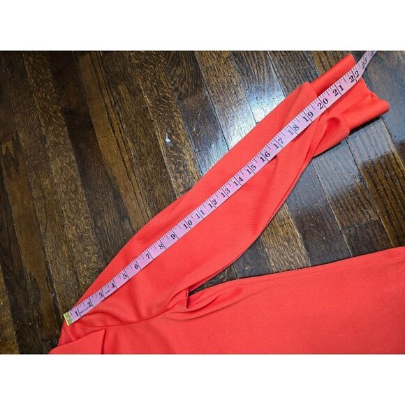 Vintage 70s Red Collared Neck Basic Shirt - Picture 8 of 9